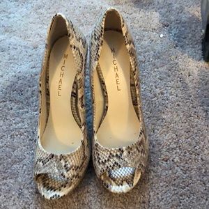Michael Kors Snakeskin heels